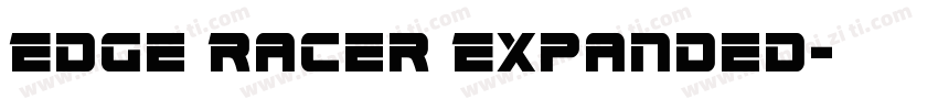 Edge Racer Expanded字体转换